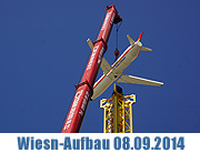 Fotos Aufbauzeit Oktoberfest 2014: Wiesnaufbau Fotos und Video vom 08.09.2014 (gFoto: Martin Schmitz)